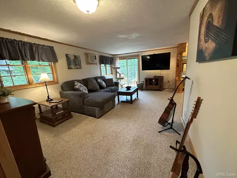 Living - 1734 Little Perch Lake Rd, Ishpeming, MI 49849 photo 5 of 7