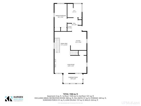 Floorplan - 1225 N Second, Ishpeming, MI 49849 photo 2 of 4