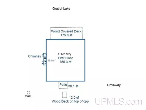 Floorplan - 5886 Gratiot Lk, Mohawk, MI 49950 photo 1 of 1