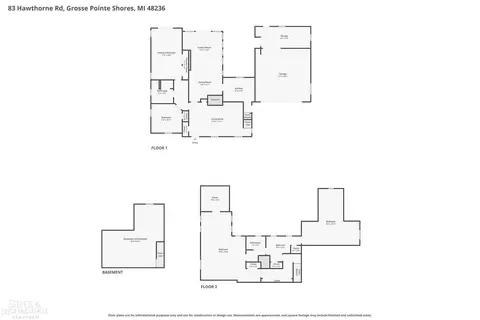 Floorplan - 83 Hawthorne, Grosse Pointe Shores, MI 48236 photo 4 of 4