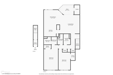 Floorplan - 3119 E Midshipman, Au Gres, MI 48703 photo 3 of 3
