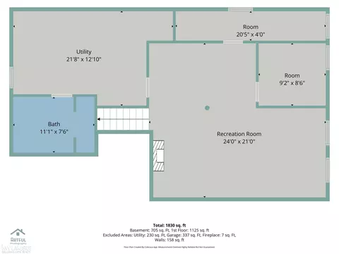 Floorplan - 3824 Dawson, Warren, MI 48092 photo 1 of 3