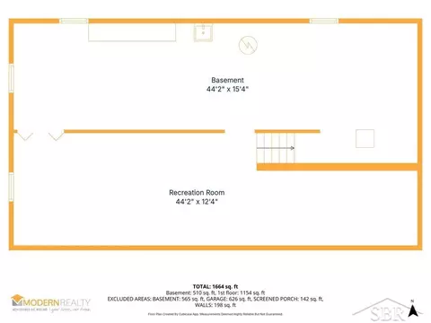 Floorplan - 3448 Clendening, Gladwin, MI 48624 photo 2 of 2
