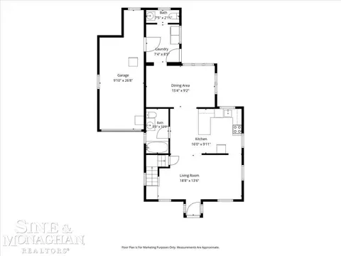 Floorplan - 447 Ruskin, Algonac, MI 48001 photo 1 of 3