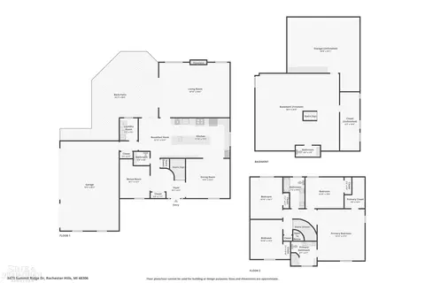 Floorplan - 3473 Summit Rdg, Rochester Hills, MI 48306 photo 4 of 4