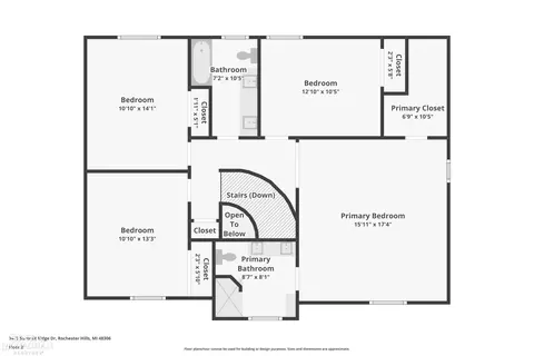 Floorplan - 3473 Summit Rdg, Rochester Hills, MI 48306 photo 3 of 4