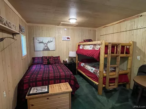 Bedroom - 4702 N Banking Ground, Germfask, MI 49836 photo 3 of 3