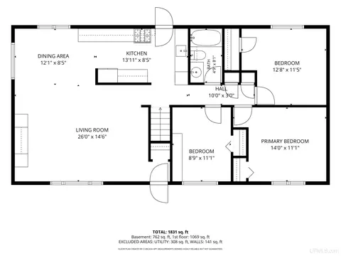 Floorplan - 1750 Cindy, Ishpeming, MI 49849 photo 1 of 3