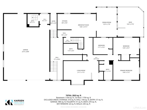 Floorplan - n8766 Peter White Road, Deerton, MI 49822 photo 2 of 3