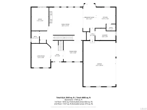 Floorplan - 1708 Nicholas, Adrian, MI 49221 photo 2 of 3
