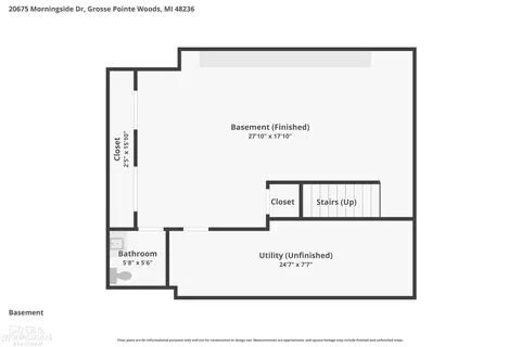 Floorplan - 20675 Morningside, Grosse Pointe, MI 48236 photo 3 of 4