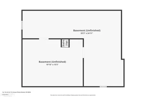 Floorplan - 580 Hampton, Grosse Pointe Woods, MI 48236 photo 4 of 5