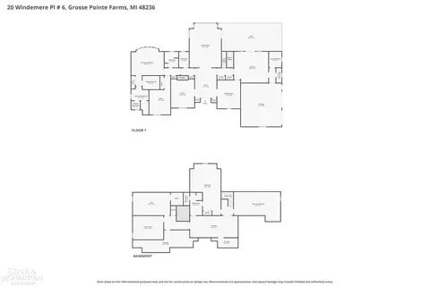Floorplan - 20 Windemere, Grosse Pointe Farms, MI 48236 photo 3 of 3