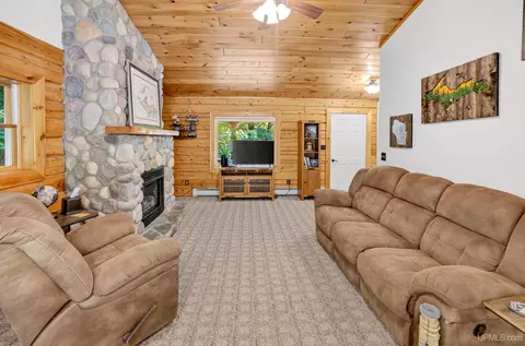 Living - 1223 Cooper Lk, Ishpeming, MI 49849 photo 3 of 3