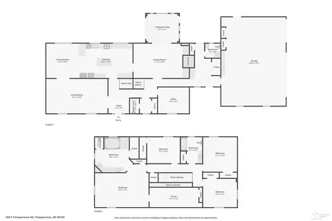 Floorplan - 250 E Temperance, Temperance, MI 48182 photo 3 of 3