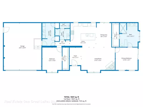 Floorplan - 6801 Standish, Bentley, MI 48613 photo 1 of 1