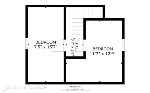 Floorplan - 455 Deland, Flushing, MI 48433 photo 3 of 4