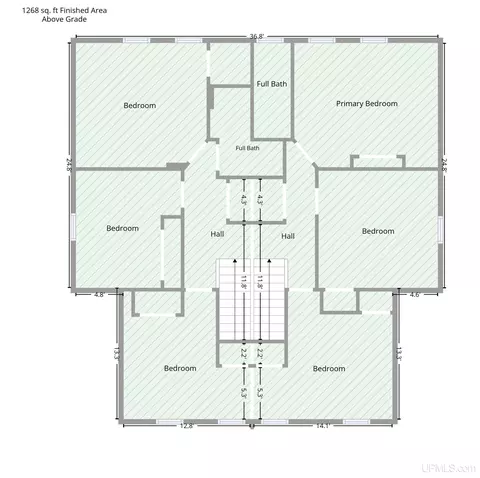 Floorplan - 313-315 E Pearl, Ishpeming, MI 49849 photo 1 of 6