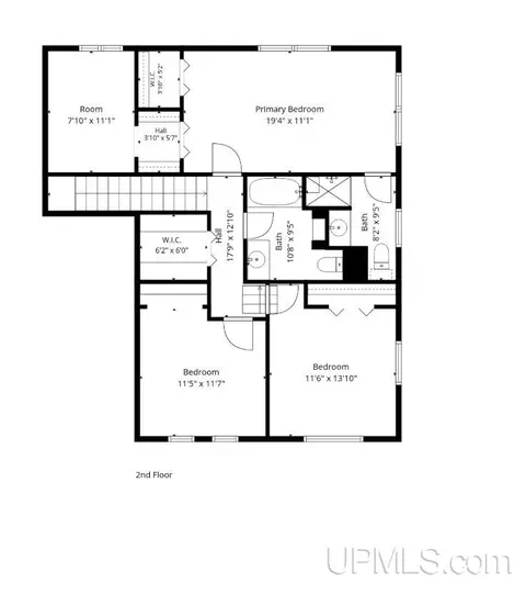 Floorplan - 1515 Glenwood, Ishpeming, MI 49849 photo 2 of 3