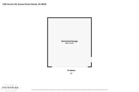 Floorplan - 1396 Vernier, Grosse Pointe Woods, MI 48236 photo 4 of 5