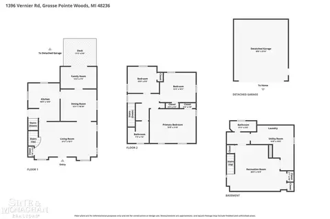 Floorplan - 1396 Vernier, Grosse Pointe Woods, MI 48236 photo 5 of 5