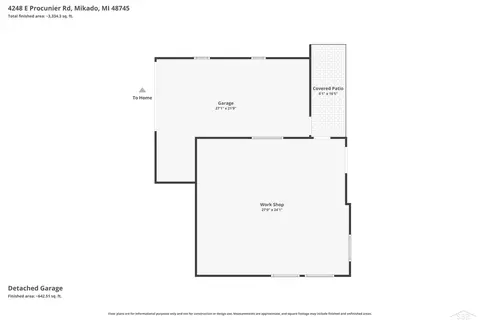 Floorplan - 4248 Procunier, Mikado, MI 48745 photo 1 of 3