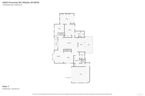 Floorplan - 4248 Procunier, Mikado, MI 48745 photo 2 of 3