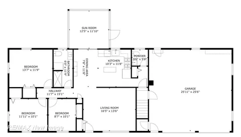 Floorplan - 12608 Gera, Birch Run, MI 48415 photo 2 of 3