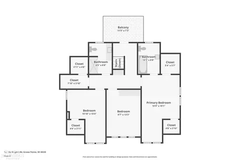 Floorplan - 759 Washington, Grosse Pointe, MI 48230 photo 2 of 4