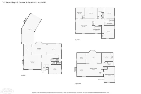 Floorplan - 797 Trombley, Grosse Pointe Park, MI 48230 photo 4 of 4
