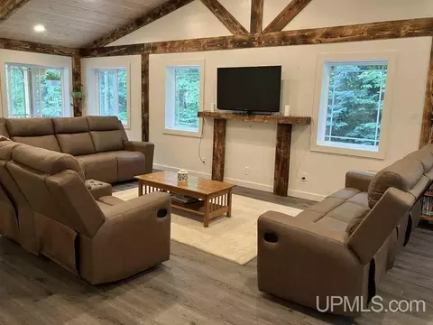 Living - n3395 Raspberry Lane, Munising, MI 49862 photo 2 of 2