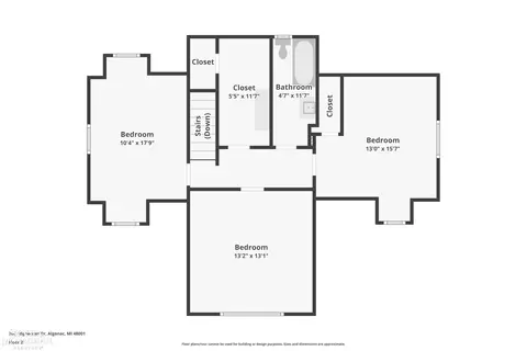 Floorplan - 206 Edgewater, Algonac, MI 48001 photo 2 of 3