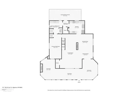 Floorplan - 206 Edgewater, Algonac, MI 48001 photo 1 of 3