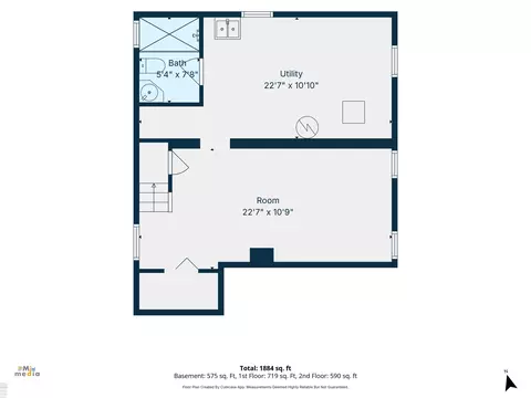 Floorplan - 1342 Hollywood, Grosse Pointe Woods, MI 48236 photo 3 of 3