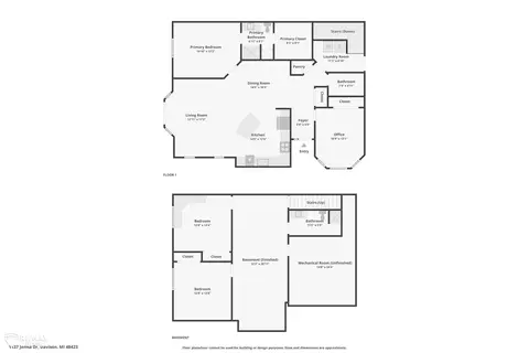 Floorplan - 1137 Jenna, Davison, MI 48423 photo 3 of 3