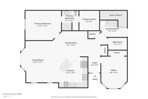 Floorplan - 1137 Jenna, Davison, MI 48423 photo 1 of 3