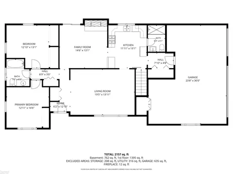 Floorplan - 5407 E Dodge, Mount Morris, MI 48458 photo 3 of 6