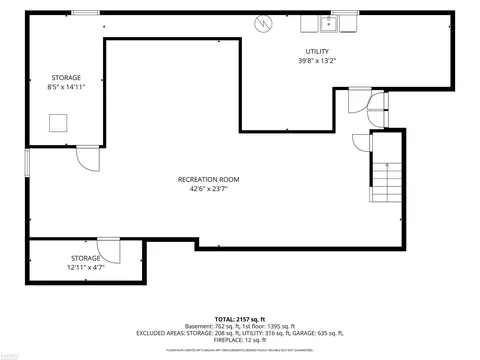 Floorplan - 5407 E Dodge, Mount Morris, MI 48458 photo 1 of 6