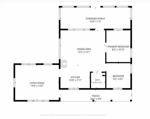 Floorplan - 9625 Doe, Harrison, MI 48625 photo 1 of 1