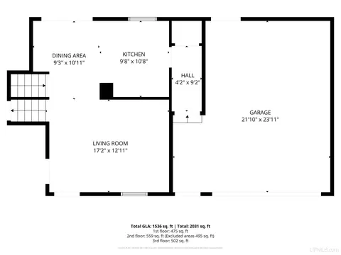 Floorplan - 1735 Rosewood, Ishpeming, MI 49849 photo 1 of 4