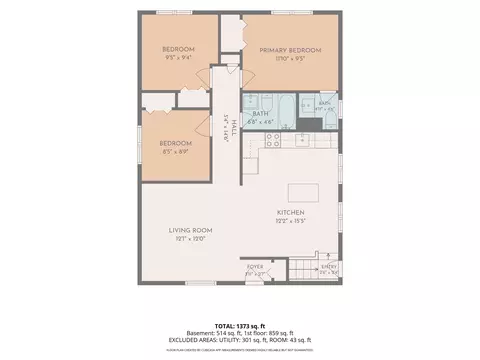 Floorplan - 817 Dell, Flint, MI 48507 photo 2 of 3