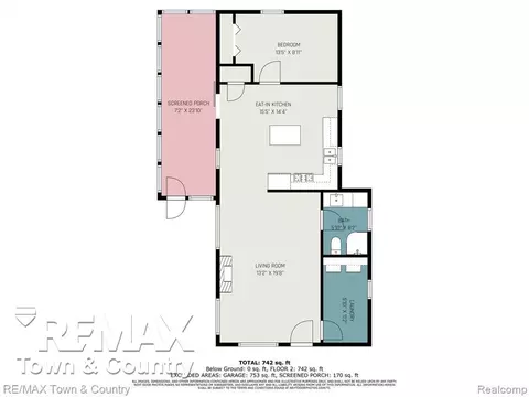 Floorplan - 1293 Bellinger, Gladwin, MI 48624 photo 2 of 2