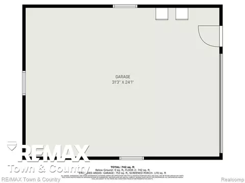 Floorplan - 1293 Bellinger, Gladwin, MI 48624 photo 1 of 2