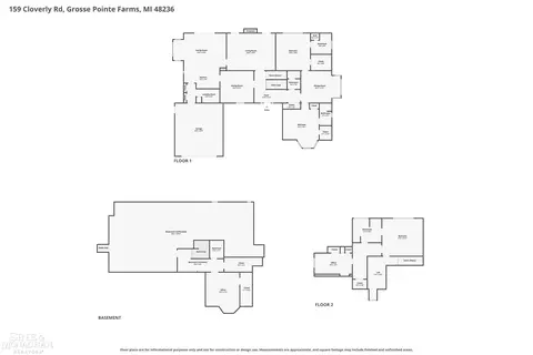 Floorplan - 159 Cloverly, Grosse Pointe Farms, MI 48236 photo 4 of 4