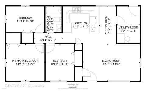 Floorplan - 1245 E Outer, Saginaw, MI 48601 photo 3 of 3