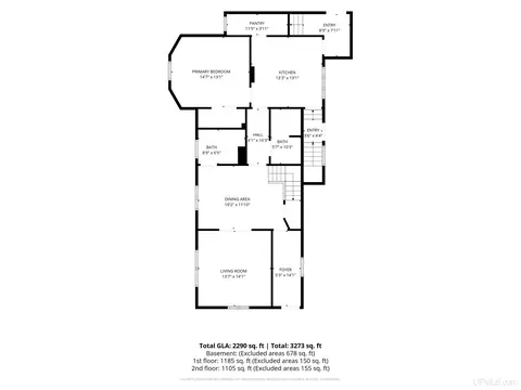 Floorplan - 805 N 5th, Ishpeming, MI 49849 photo 2 of 4