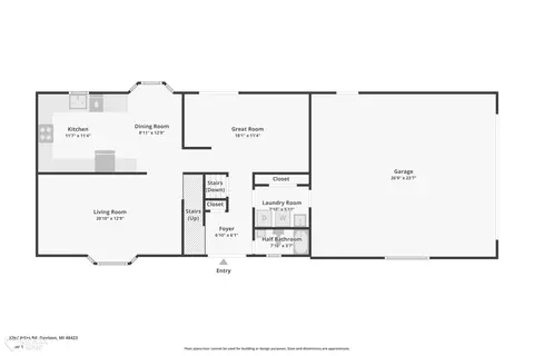 Floorplan - 3267 Atlas, Davison, MI 48423 photo 1 of 4