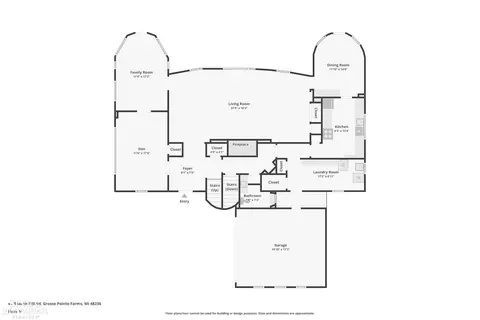 Floorplan - 41 Beacon Hl, Grosse Pointe Farms, MI 48236 photo 1 of 4