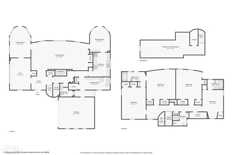 Floorplan - 41 Beacon Hl, Grosse Pointe Farms, MI 48236 photo 4 of 4