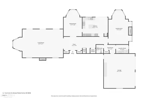 Floorplan - 121 Vendome, Grosse Pointe Farms, MI 48236 photo 1 of 4